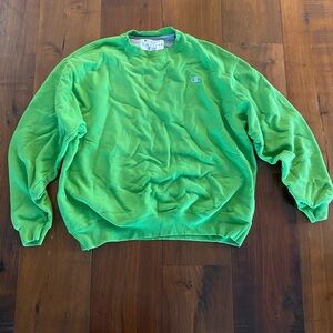 Vintage Champion Vibrant Green Crewneck